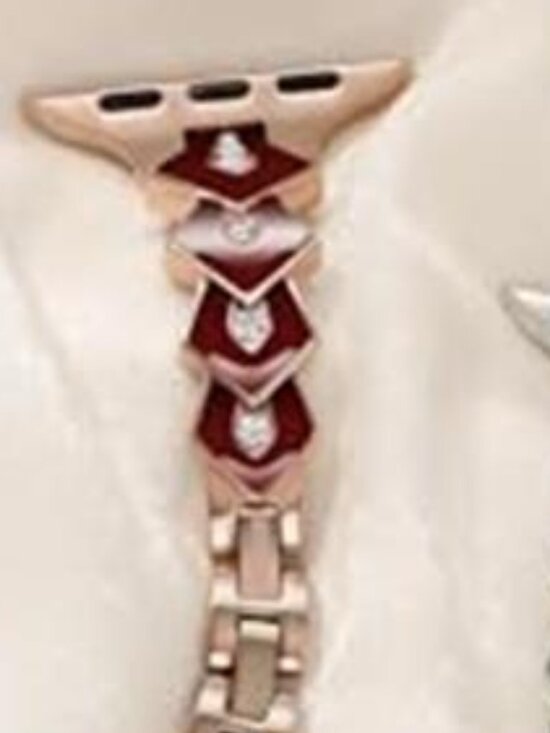 NEW Luxury Rose Gold Fashion Aple Watch Band main image 5